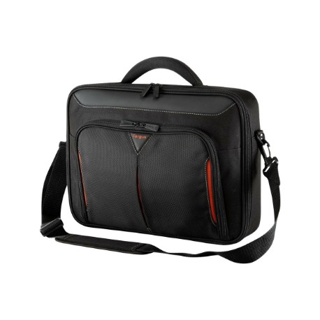 Targus | Classic+ | Fits up to size 15.6 " | Messenger - Briefcase | Black/Red | Shoulder strap