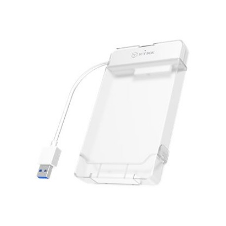 Raidsonic | ICY BOX | Adapter cable with protective a cover for 2.5" SATA hard disks to USB 3.0, blue Access LED | SATA | USB 3.