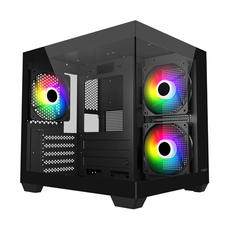 Fortron Case | S140-BA | Black | Mini-ITX, uATX(M-ATX) | Power supply included No
