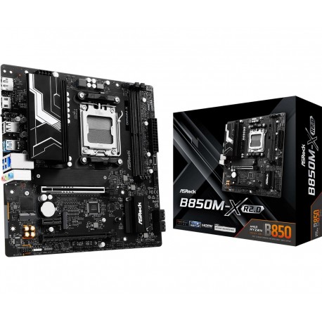 Mainboard|ASROCK|AMD B850|SAM5|Micro-ATX|Memory DDR5|Memory slots 2|B850M-XR2.0