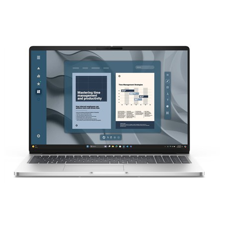 Dell Pro 16 PC16255 | Platinum Silver | 16 " | IPS | FHD+ | 1920 x 1200 pixels | Anti-glare | AMD Ryzen AI 7 | 350 | 16 GB | DDR