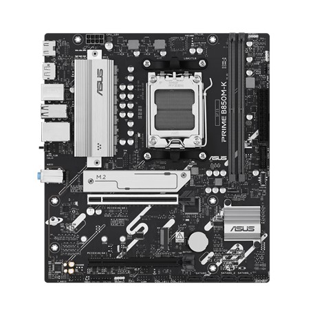 Asus PRIME B850M-K | Processor family AMD | Processor socket AM5 | DDR5 | Supported hard disk drive interfaces SATA, M.2 | Numbe