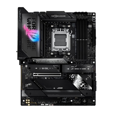 Asus ROG STRIX X870E-E GAMING WIFI | Processor family AMD | Processor socket AM5 | DDR5 | Supported hard disk drive interfaces S
