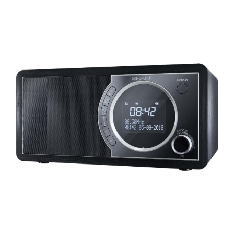 Sharp DR-450(BK) Digital Radio, FM/DAB/DAB+, Bluetooth 4.2, Alarm function, Midnight Black | Sharp | Digital Radio | DR-450(BK) 