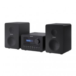 Sharp XL-B520D(BK) Tokyo Hi-Fi Micro System 2.0, FM/DAB/DAB+/USB, CD, Bluetooth 5.0, Aux-in, Black | Sharp | Tokyo Hi-Fi Micro S