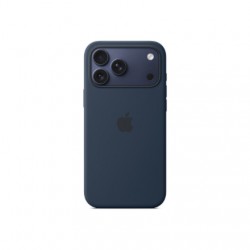 Apple iPhone 17 Pro Max Silicone Case with MagSafe – Midnight | Apple