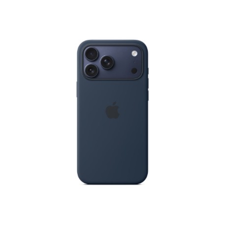 Apple iPhone 17 Pro Max Silicone Case with MagSafe – Midnight | Apple