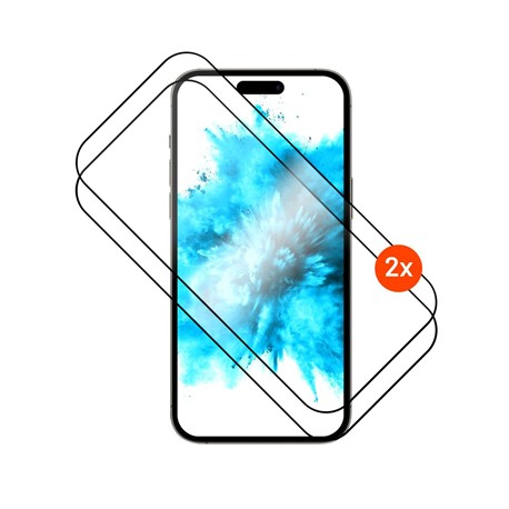 Fixed Screen protector | Apple | iPhone 17 Pro | Tempered glass | Black | Full Cover 2.5D