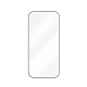 Fixed Screen protector | Apple | iPhone 17 Pro | Tempered glass | Black | Full Cover 2.5D
