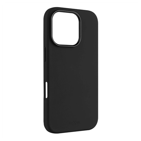 Fixed Back cover | Apple | iPhone 17 | Liquid silicon | Black | MagFlow