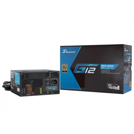 Power Supply|SEASONIC|G12 GM|850 Watts|Efficiency 80 PLUS GOLD|MTBF 100000 hours|G12GM-850