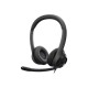 Logitech | Computer headset | H390 | Built-in microphone | USB Type-A | Black