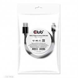 CABLE USB TO MICRO USB 1M/M/M CAC-1408 CLUB3D
