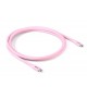 CABLE USB-C TO USB-C 2M/M/M PINK CAC-3002 CLUB3D