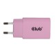 MOBILE CHARGER WALL USB-C/2PACK 30W PINK CAC-3021 CLUB3D