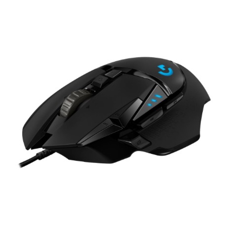 Logitech G502 Hero Wired Gaming Mouse, Black