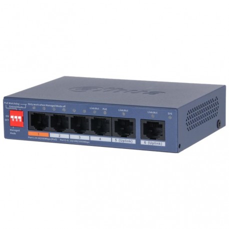 Switch|DAHUA|DH-CS4006-4ET2GT-60|Type L2|PoE ports 4|CS4006-4ET2GT-60