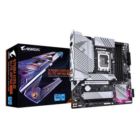 Gigabyte B760M AORUS ELITE WIFI6E GEN5 | Processor family Intel | Processor socket LGA1700 | DDR5 | Supported hard disk drive in