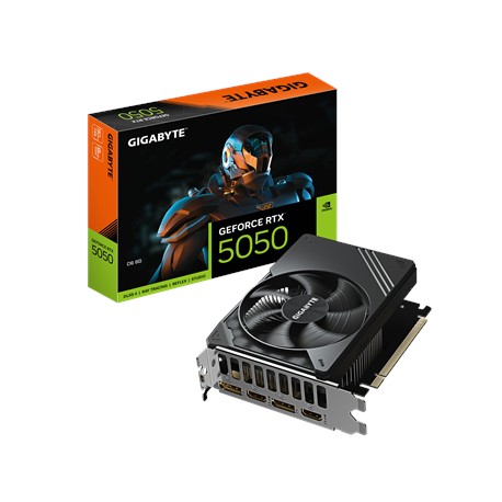 Gigabyte GeForce RTX 5050 D6 8G | NVIDIA | 8 GB | GeForce RTX 5050 | GDDR6 | HDMI ports quantity 2 | PCI-E 5.0