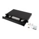 Lanberg Rackmount 19" 1U Fiber Patch panel 24xSC Simplex/24XLC Duplex Black + Accessories | Lanberg