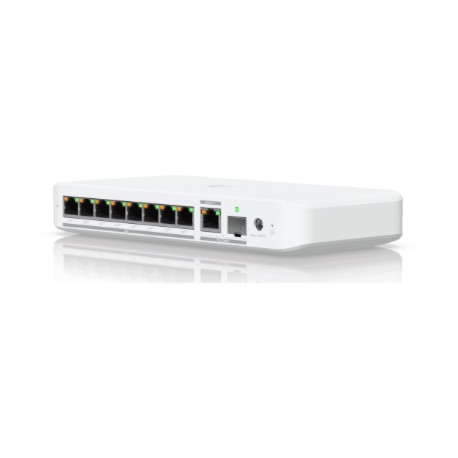Ubiquiti Flexible, 8-port 2.5 GbE PoE++ switch with a 10 GbE RJ45/SFP+ combination uplink port | Ubiquiti