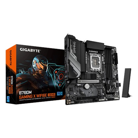 Gigabyte B760M GAMING X WIFI6E GEN5 | Processor family Intel | Processor socket LGA1700 | DDR5 | Supported hard disk drive inter