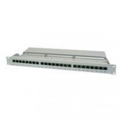 Digitus | Patch Panel | DN-91624S | White | Category: CAT 6 Ports: 24 x RJ45 Retention strength: 7.7 kg Insertion force: 30N max