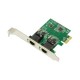 Logilink PC0075, 2-port Gigabit PCI Express network card | Logilink | 2 x Gigabit Lan (RJ 45) | PCIe