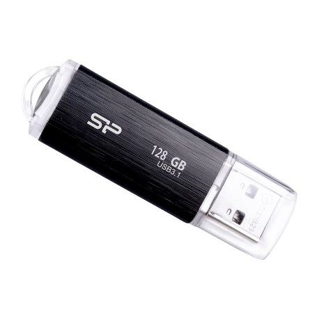 Silicon Power | USB 3.1 Flash Drive | Blaze B02 | 128 GB | USB 3.2 Gen 1/USB 3.1 Gen 1/USB 3.0/USB 2.0 | Black