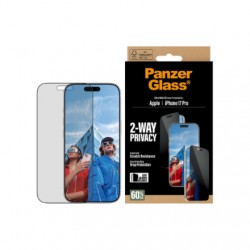 PanzerGlass Screen protector | Apple | iPhone 17 Pro | Glass | Transparent | Ultra-Wide Fit w. EasyAligner