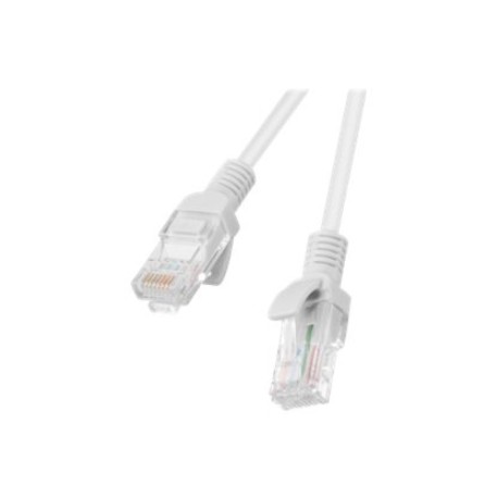 Lanberg | Patch cable - CAT 6 | RJ-45 - male | RJ-45 - male | RJ-45 | PCU6-10CC-0500-S | 5 m | Grey