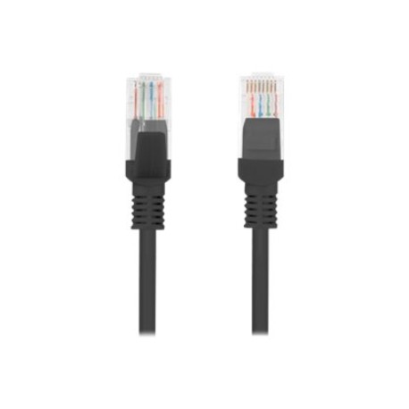 Lanberg | Patchcord CAT.5E UTP | PCU5-10CC-1000-BK | 10 m | Black