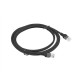 Lanberg | Patchcord CAT.6 UTP | PCU6-10CC-0200-BK | 2 m | Black