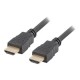 Lanberg | HDMI V1.4 Cable CCS | CA-HDMI-11CC-0010-BK | 1 m | Black