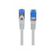 Lanberg | Patch cable - CAT 6a | RJ-45 - male | RJ-45 - male | 3 m | Grey | RAL 7035 | Blue