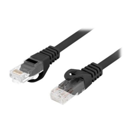 Lanberg | Patch cable - CAT 6 | RJ-45 - male | RJ-45 - male | RJ-45 | Black