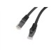 Lanberg | Patch cable - CAT 6 | RJ-45 - male | RJ-45 - male | RJ-45 | Black