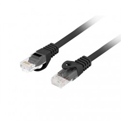 Lanberg | Patchcord Cat.6 UTP LSZH CU | PCU6-10CU-0150-BK | 1.5 m | Black