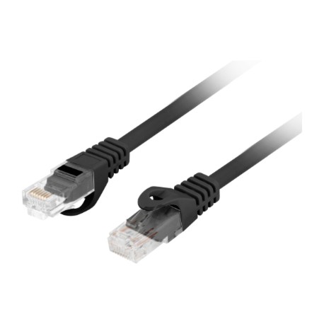 Lanberg | Patchcord Cat.6 UTP LSZH CU | PCU6-10CU-0200-BK | 2 m | Black