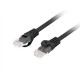 Lanberg | Patchcord Cat.6 UTP LSZH CU | PCU6-10CU-0200-BK | 2 m | Black
