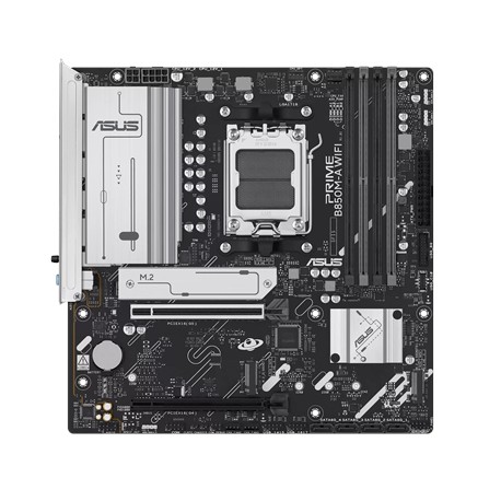 Asus PRIME B850M-A WIFI | Processor family AMD | Processor socket AM5 | DDR5 | Supported hard disk drive interfaces SATA, M.2 | 