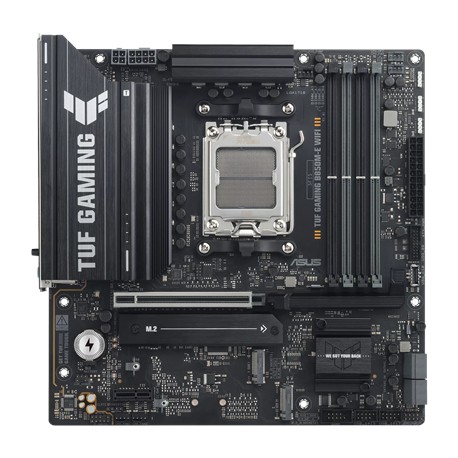 Asus TUF GAMING B850M-E WIFI | Processor family AMD | Processor socket AM5 | DDR5 | Supported hard disk drive interfaces SATA, M