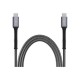 Fixed | Armor Cable USB-C/USB-C, 2 m, 240W | FIXDA-CC2-GR