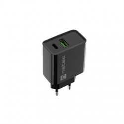 Natec Ribera USB Charger, 1xUSB-A, 1x USBD-C, 200 W | NUC-2062