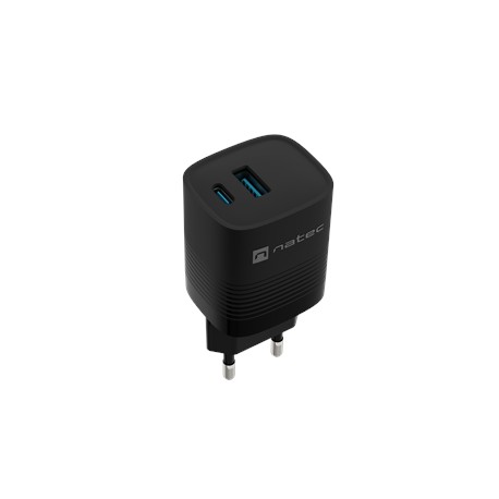 Natec Ribera USB Charger, 1x USB-A, 1x USB-C, 300 W | NUC-2141