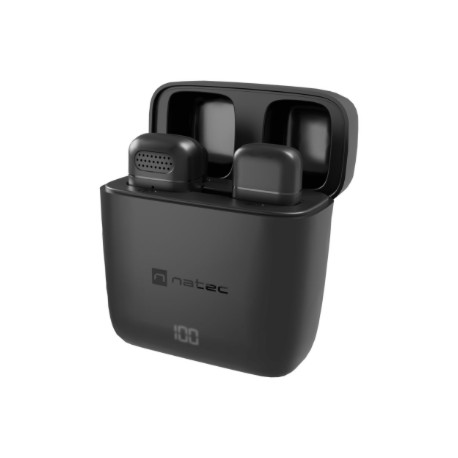 Natec Microphone | NMI-2255 | Hopper | Built-in microphone | Wireless | Black