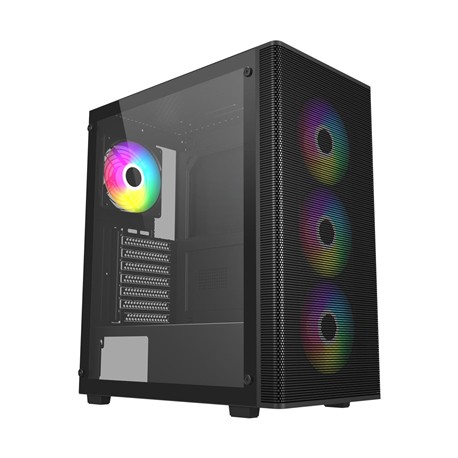 FSP Case | M220-BA | Black | Mid Tower | Power supply included No