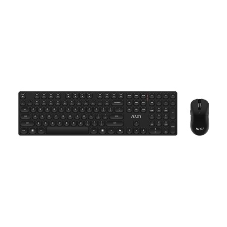 MSI FORGE K210 WIRELESS COMBO | Keyboard and Mouse Set | Wireless | Mouse included | US | Black | Scissor