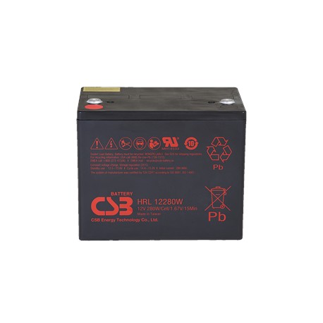 CSB Battery Battery 12V 6Ah 25W Pb F2 | HRL1225W