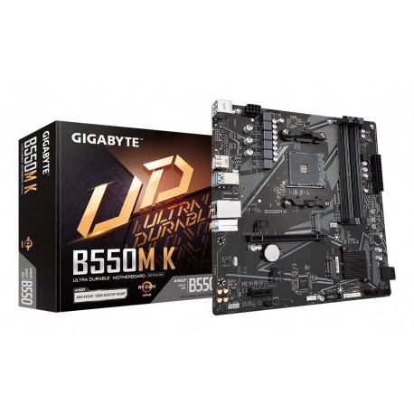Mainboard|GIGABYTE|AMD B550|SAM4|Micro-ATX|Memory DDR4|Memory slots 4|1xPCI-Express 3.0 1x|1xPCI-Express 4.0 16x|2xM.2|1xHDMI|1x